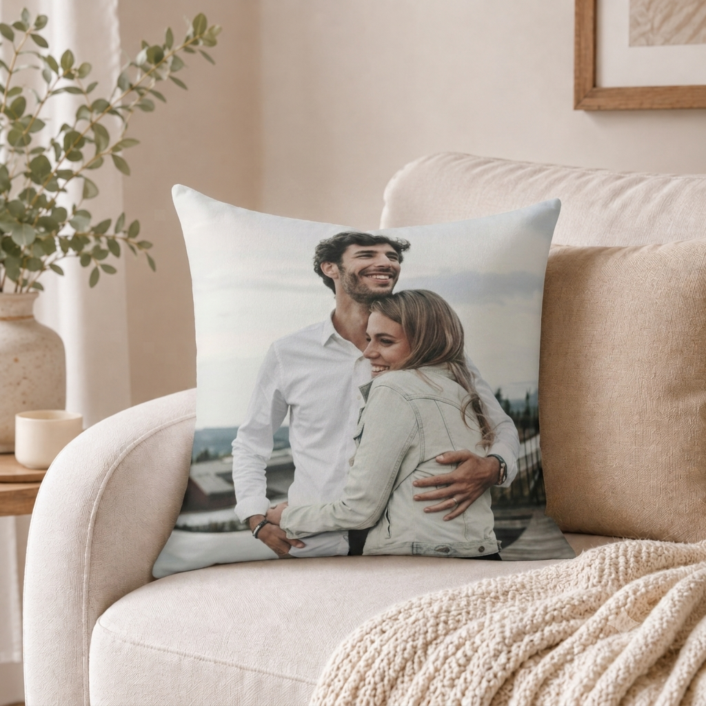Custom Photo Pillow – Personalized Picture Cushion