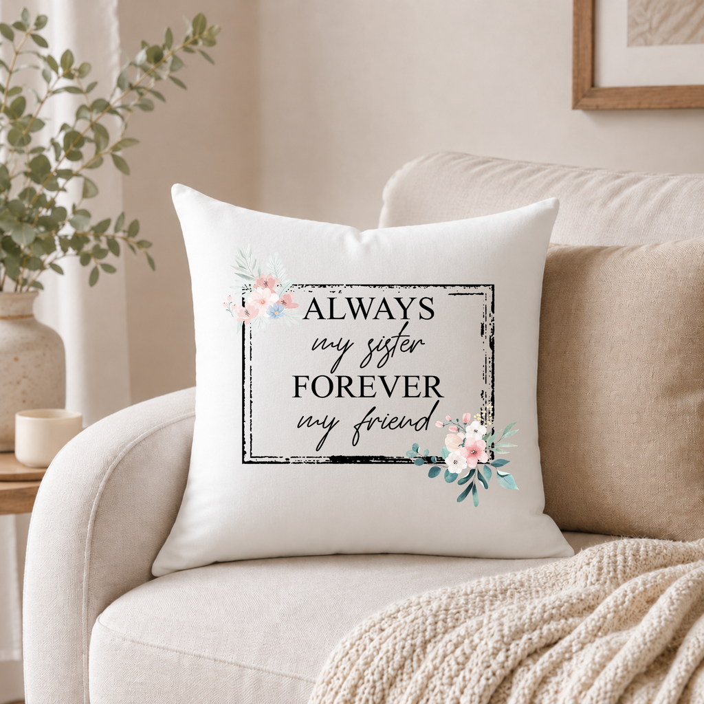 Sister pillow size guide 18x18 option