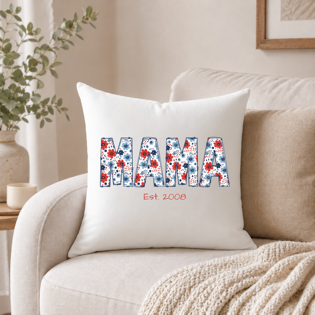 DAD EST pillow size guide 16x16 option